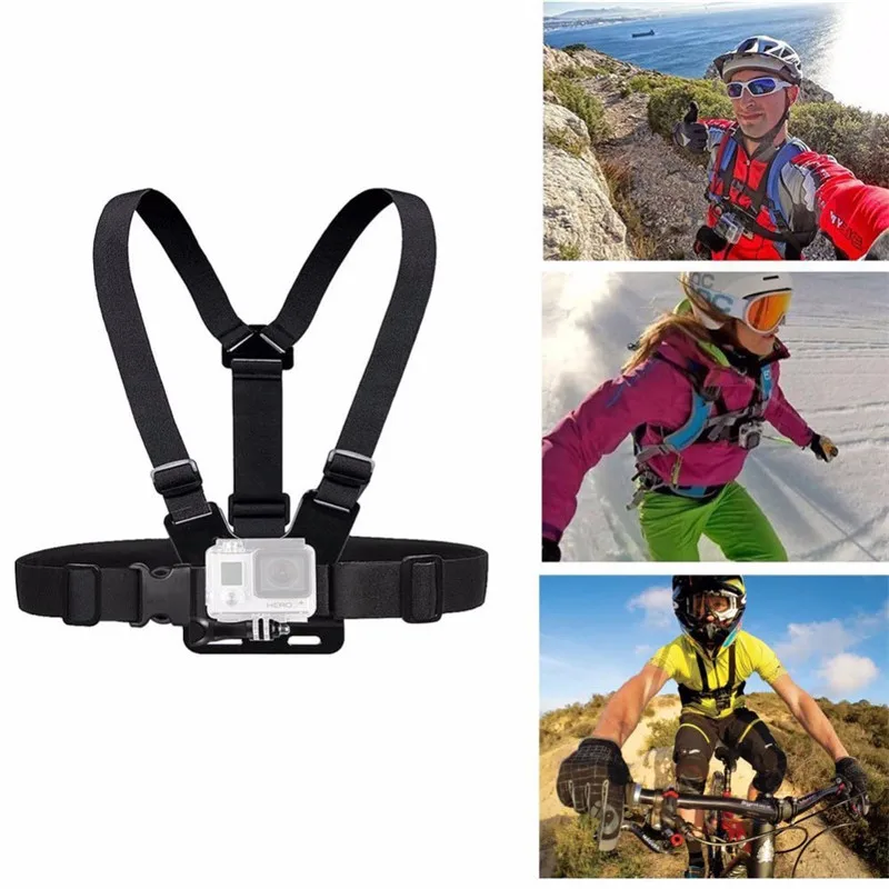 

Chest Harness Strap Belt Holder Mount For Camera Gopro Hero 4/3/3+ Xiao Mi Yi