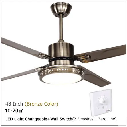 luminous designer fans with led