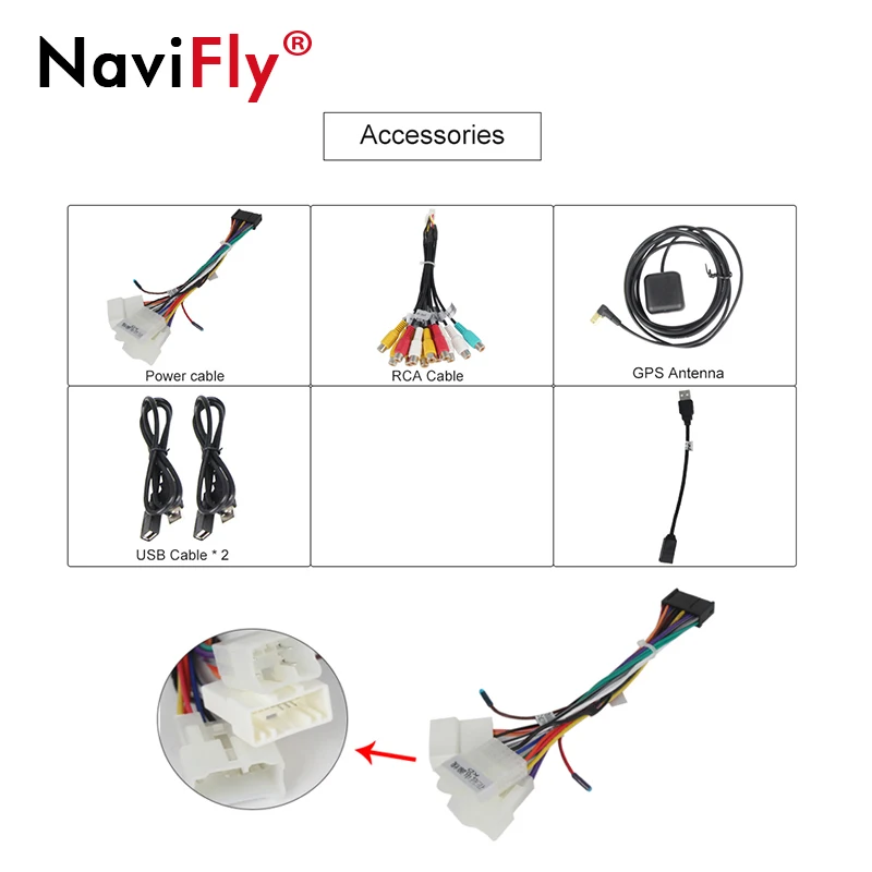 Excellent NaviFly Android 8.1 auto radio car multimedia player for Toyota Prado 120 2002-2007 GPS navigation Stereo Audio Player head unit 5