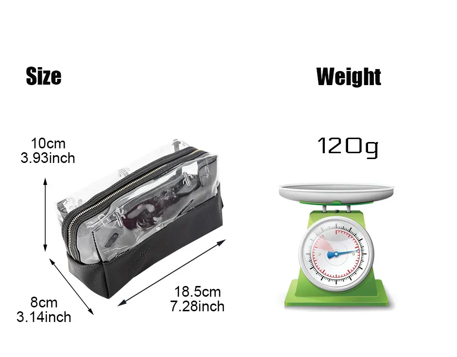 Yesello прозрачный водонепроницаемый ПВХ косметички Портативный Дорожная Сумка