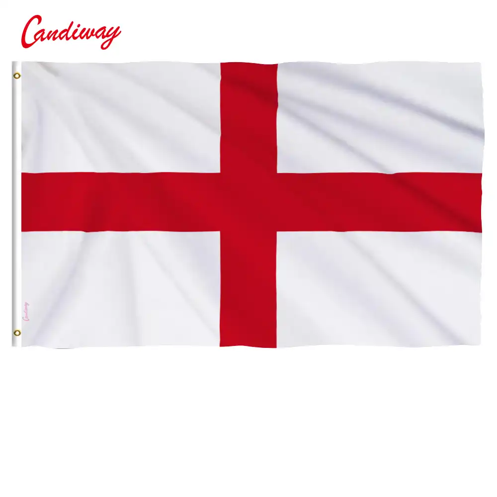 Flag Of England 3x5 Ft St George S Cross Red White English