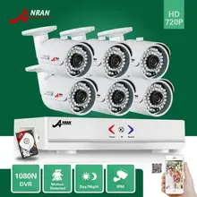 ANRAN HD 1080N HDMI 8-КАНАЛЬНЫЙ АХД DVR 720 P 1800TVL 36 ИК крытый Открытый IP66 Водонепроницаемый Камеры Системы Домашней Безопасности С 1 ТБ HDD