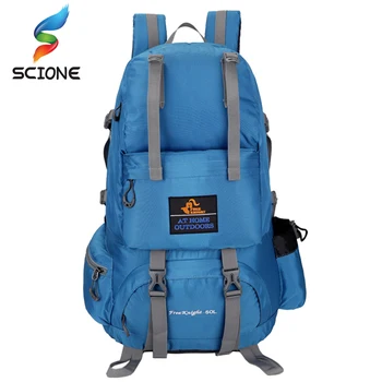 

50L Outdoor Sports Backpack Climbing Bag Waterproof Nylon Material Unisex Travel Camping Sport Mountaineering Bags DS25