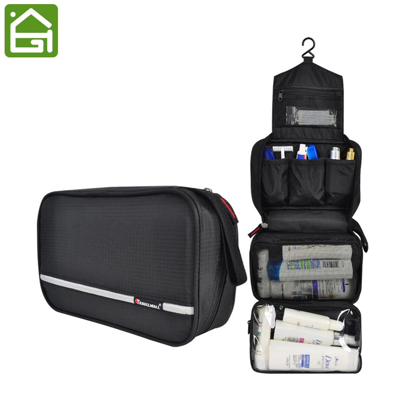 

Multifunctional Portable Folding Travel Storage Bag High-capacity Wash Bag Hanging Cosmetics Container organizer