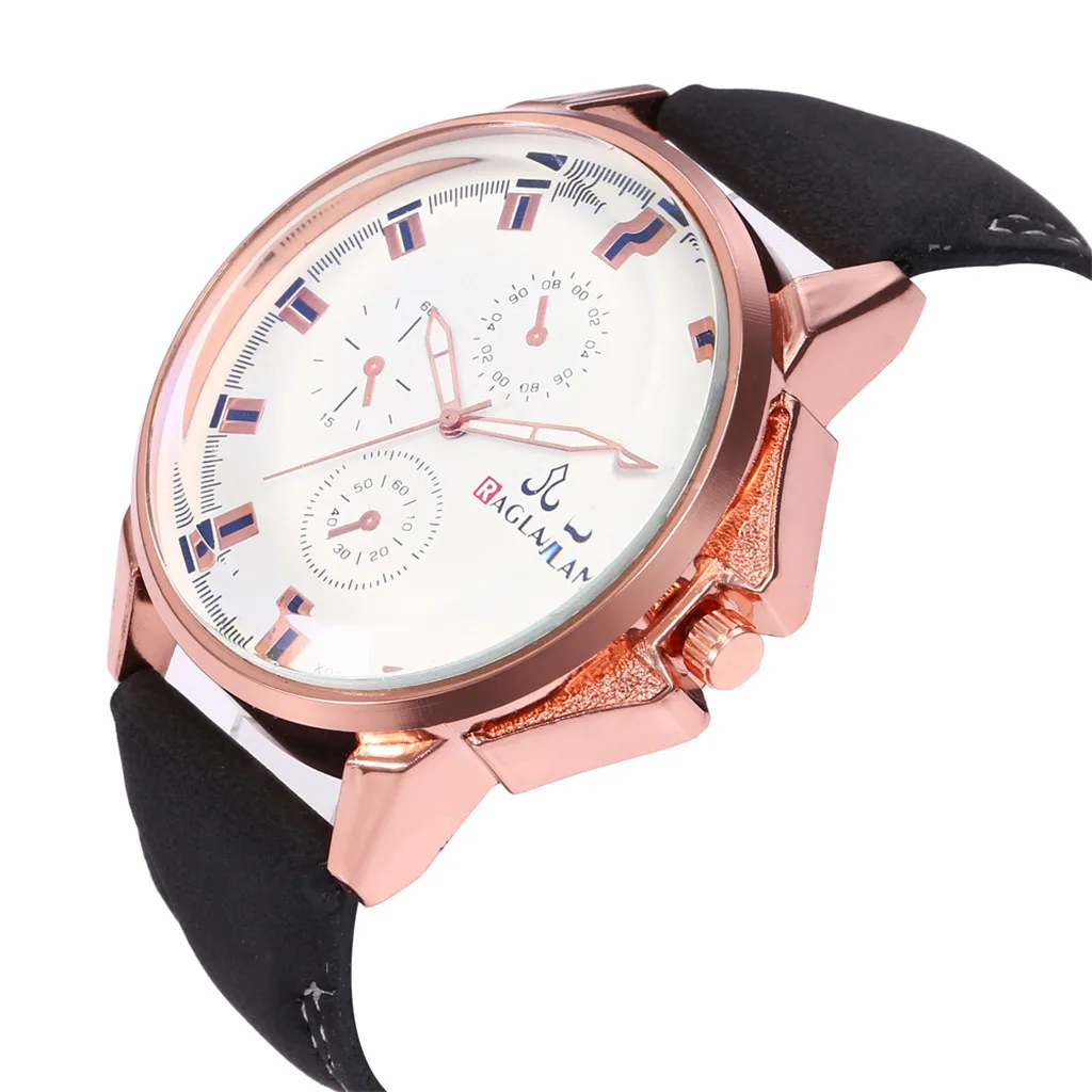 

Fashion & casual Simple Fashion Creative Ladies buckle glass Watch Creative Pattern Quartz leather Alloy round Watch L0522