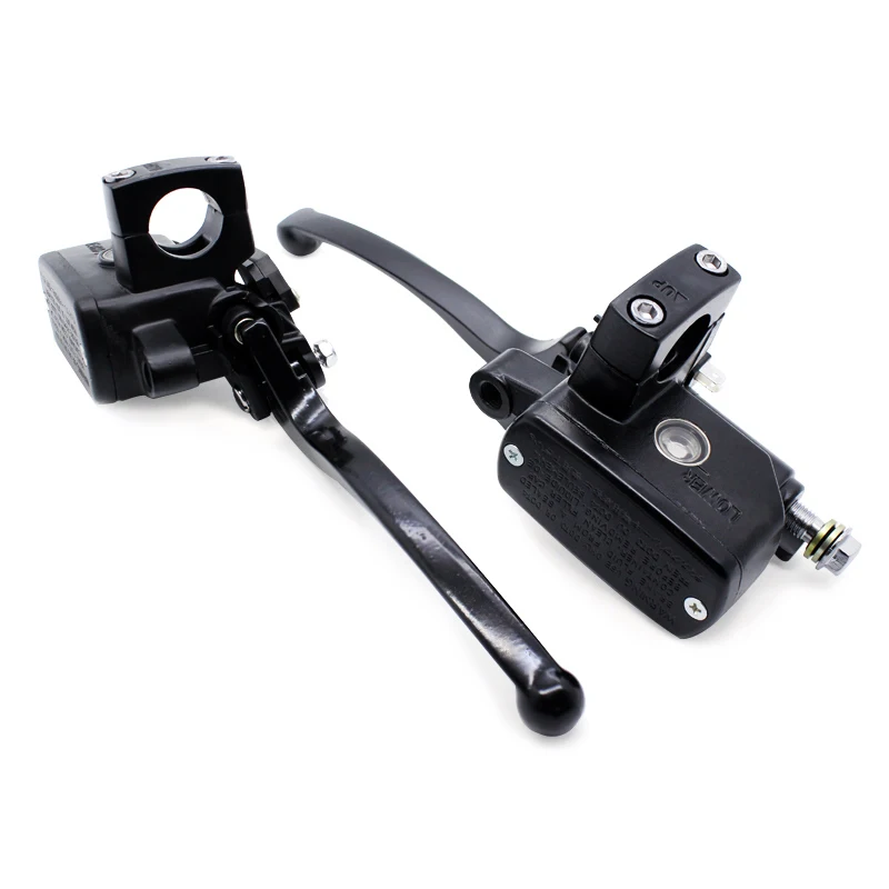 Black 78 22mm Universal Front Motorcycle Brake Clutch Master Cylinder Reservoir levers For Yamaha Suzuki Honda CB400