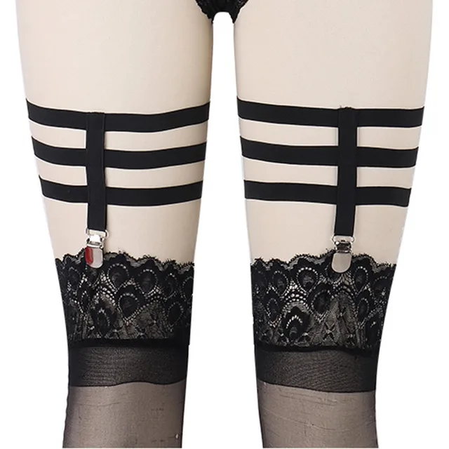 Leg Garter Belt Fetish Rivet Harajuku Body Harness Wedding Garter Pole - What Leg Does The Garter Belt Go On