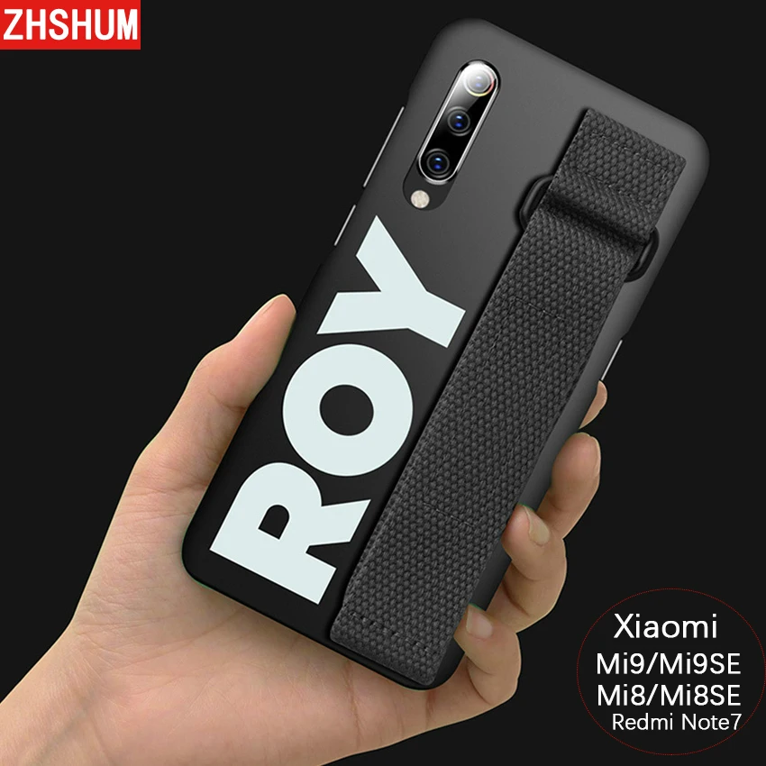 Hard Plastic Original Case For Xiaomi MI 9 SE MI9 Case Wrist Strap ALITA Case for Xiaomi Mi 8 SE Mi8 Official Redmi Note 7 Cover