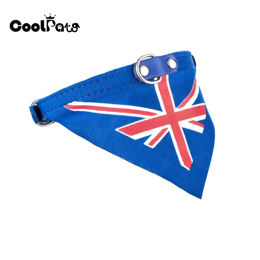 CoolPaw новый флаг стильный ошейник для домашних животных классические банданы