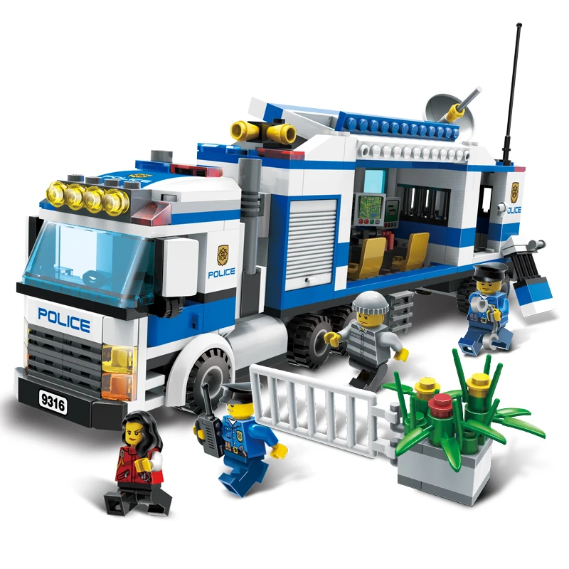 Models building toy 9316 City Police Mobile Police Station