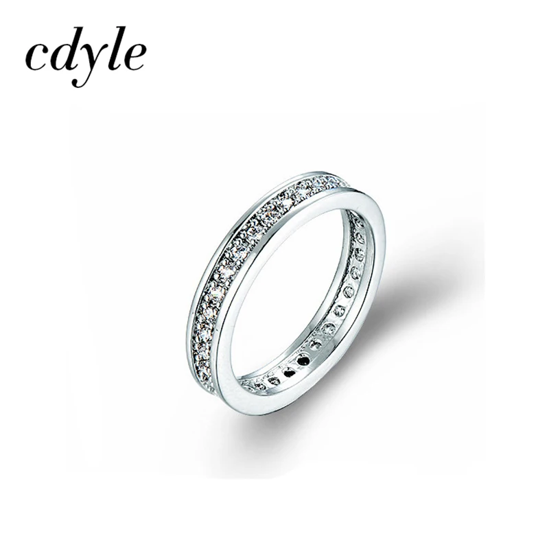 

Cdyle Crystals from Swarovski Women Ring Wedding Ring Fashion Romantic Anniversary Engagement Jewelry Elegant Simple Bijous