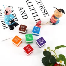 DIY Творческий красочные детские пластик печать мультфильм детская комплект уплотнений для мальчиков и девочек обучения игрушечные лошадки