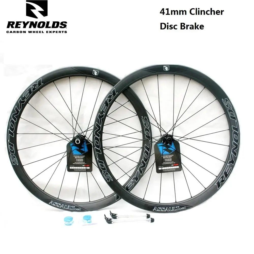Reynolds Assault Slg Db 700c Wheelset Del Carbonio Strada Freno a Disco 41  Millimetri Carbpm in Fibra di Carbonio Copertoncino Cx Ciclocross Ghiaia a  Sgancio Rapido|Bicycle Wheel| - AliExpress