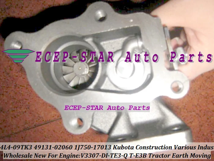 TD04L4 TD04L4-09TK3-5.0 49131-02060 1J750-17013 1J75017013 turbo For Kubota Construction Various Industrial Tractor Earth Moving V3307-DI-TE3-Q (3)