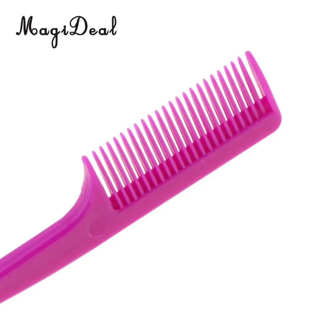 7'' Beauty Double Sided Edge Control Hair Brush Comb Hair Styling Hairbrush Comb End Grooms Smooths Edges High Quality