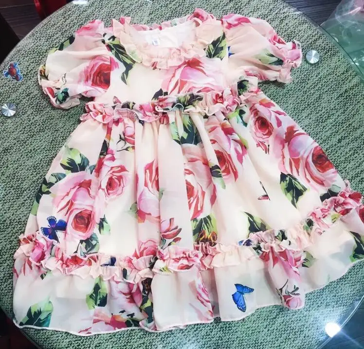 

kids dress pind Summer dress
