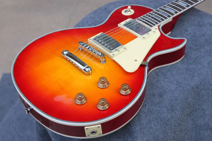 

Hot Wholesale Custom Shop 59 Paul VOS Electric Guitar Washed Cherry New Arrive