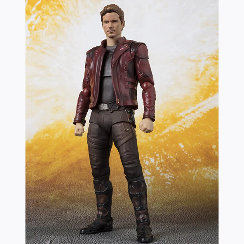 Movie Star Load Avengers Infinity War Peter Jason Quill PVC Action Figure Model Toy Doll Gift Brinquedos  (5)