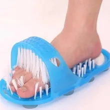 1 unids Fácil Pies Masajeador de Pies Cepillo de Fregar Limpieza Confiable Ducha (2017008)
