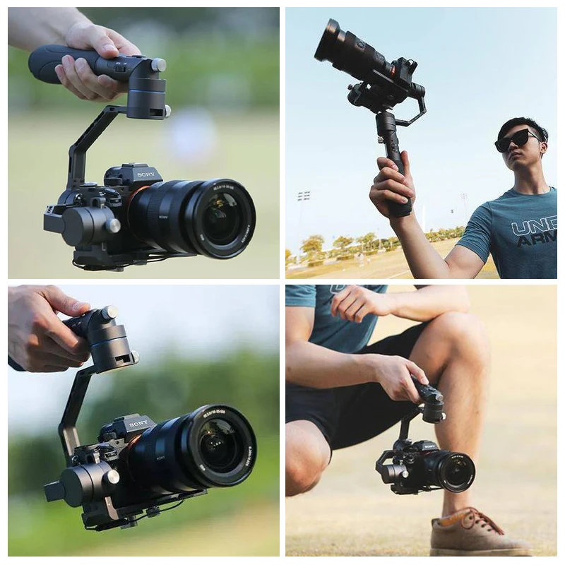 REDDOG R1 Benro 3 оси видео стабилизатор Gimbal Anti shake складывающаяся ручка Steadycam Для