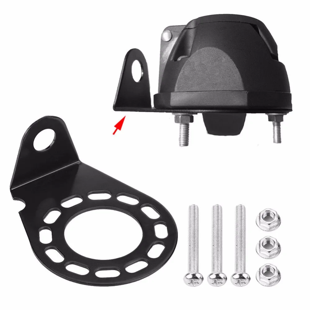

angled bracket for trailer socket, socket holder, mounting plate, socket bracket, mounting brackets accessories
