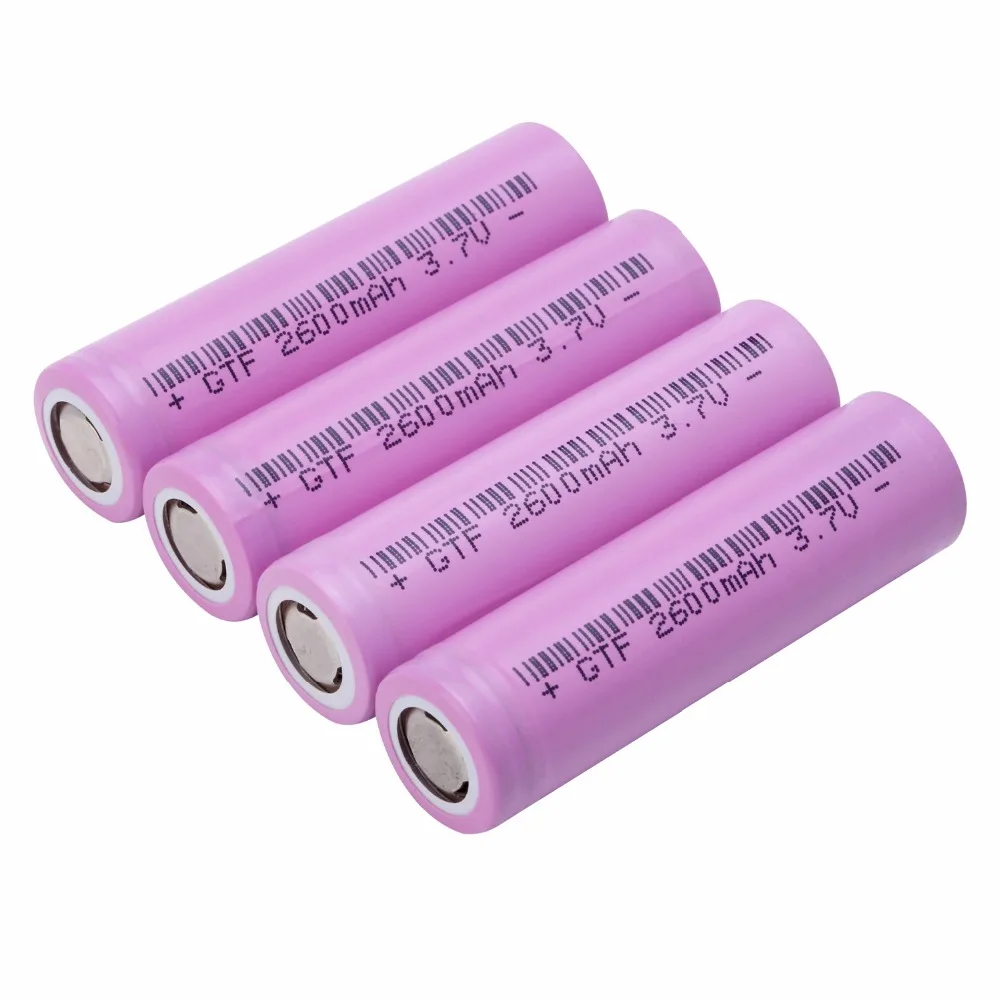 18650 Сотовый 3 7 V 2600mAh литий ионная аккумуляторная батарея для Samsung 26F ICR18650 батареи T6