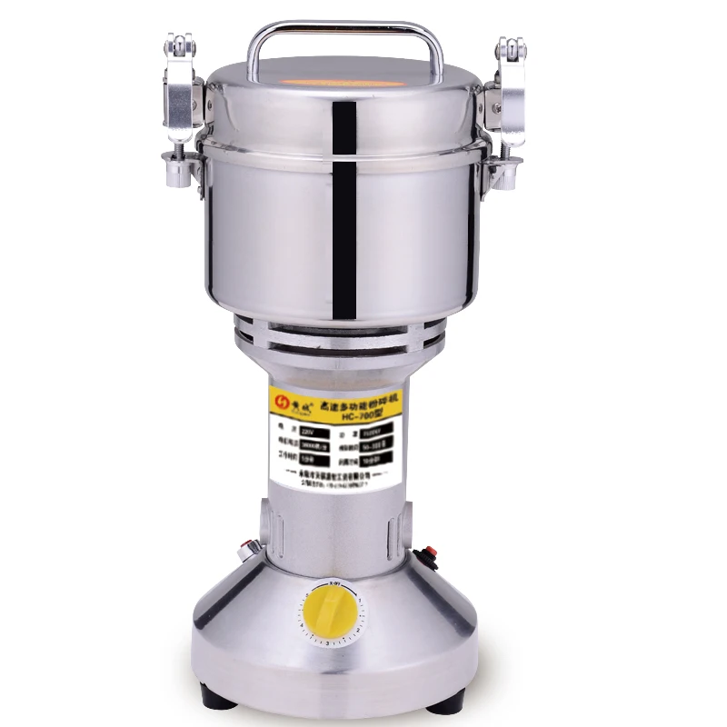 

80209 High speed multifunction Electric herb grinder Commecial grinding machine 700g stainless steel smart motor system 220V/110