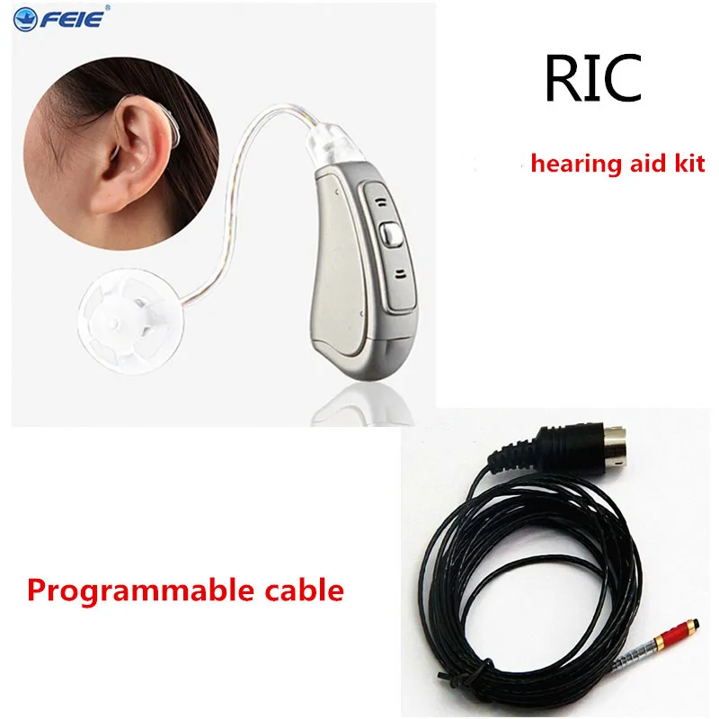 

Hi Tech Pro USB Programming Cable With hearing aid feie programmable RIC For the Elderly MY-19 auditory equipment freeshipping