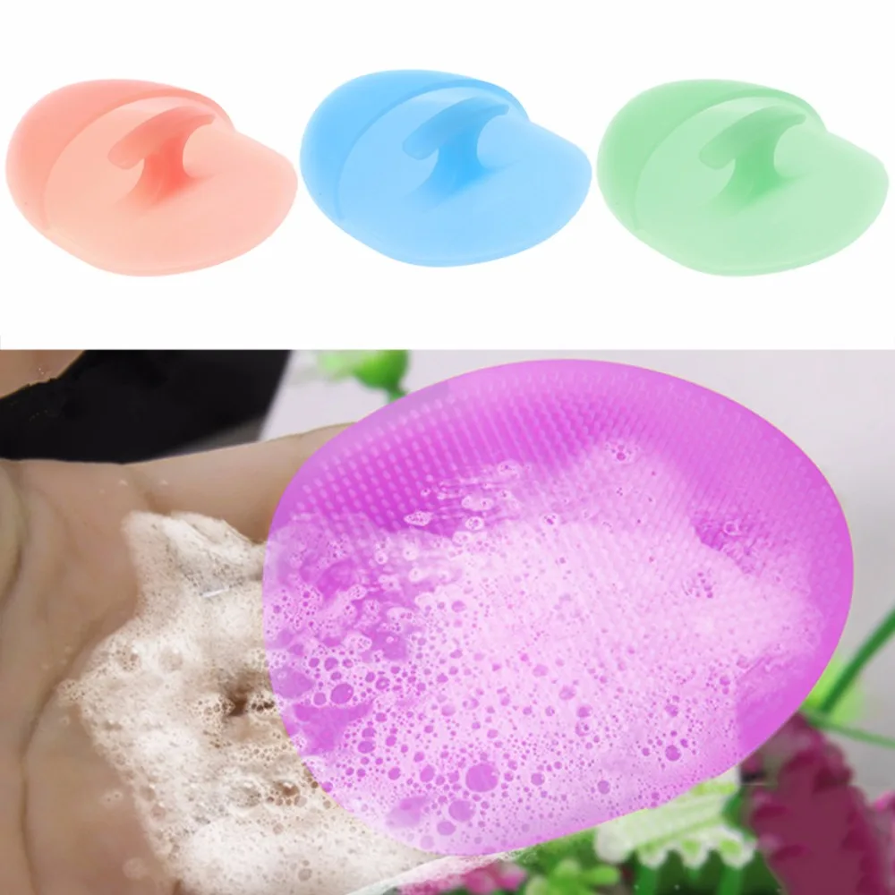 Silicone Wash Pad Blackhead Face Exfoliating Cleansing Brush Facial