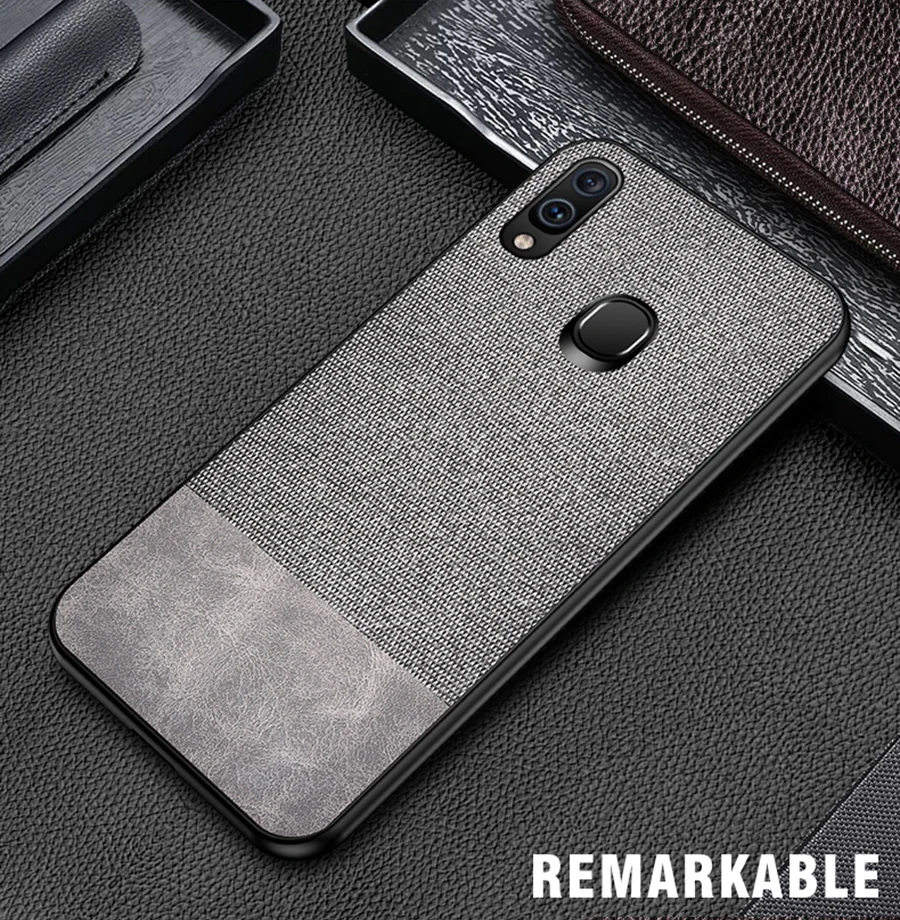 Ikrsses для samsung Galaxy A70 A50 A40 PU простая скатерть Жесткий задний корпус мягкий ультра тонкий чехол для Galaxy A30 A10 прикрепляющийся к крышка