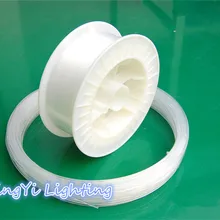 2700 м/рулон 0,75 мм Диаметр PMMA конец свечения пластик оптика волокно светодиодный волоконно-оптический кабель для Светодиодный светильник двигатель