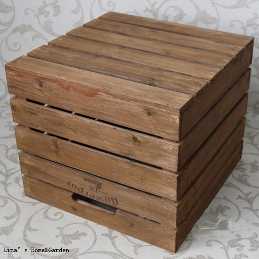 Винтажный деревянный ящик старинный ручной работы|vintage wood|vintage wood cratewooden crate |