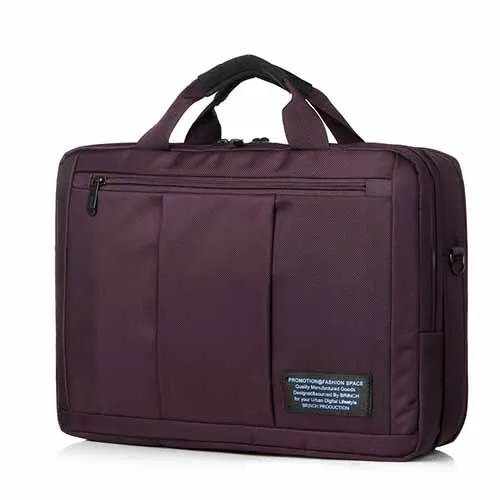 Mlti-function мужской 15,6 рюкзак для ноутбука/портфель/сумка на плечо конвертивная сумка для ноутбука дорожная сумка из нейлона для Macbook Pro Air - Цвет: Purple