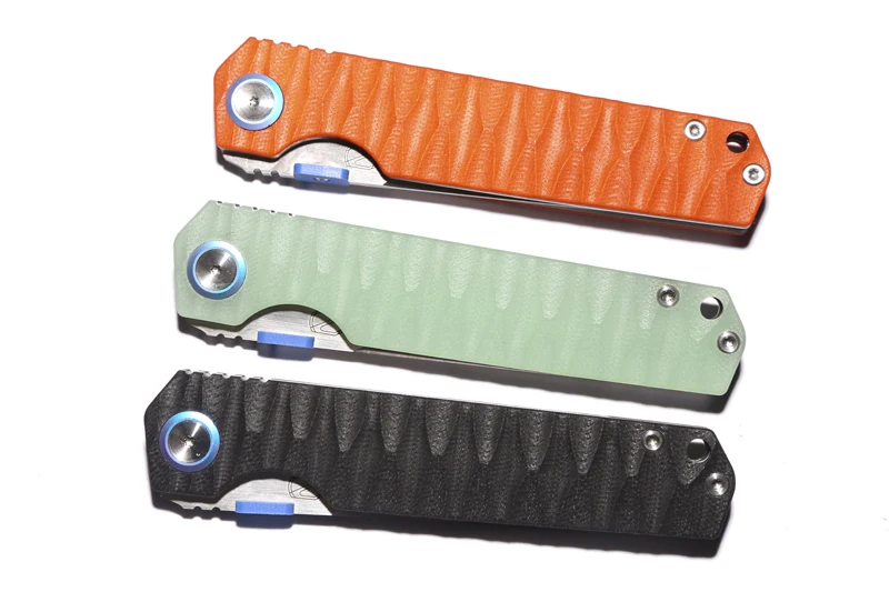 Складной нож STEDEMON ZKC C03 лезвие 440C шарикоподшипник KVT G10 ручка ножи для кемпинга