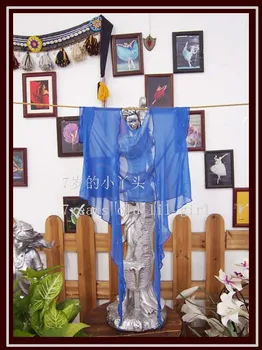 

Belly dance top Transparent thin belly danc sleeveless wrap top CC112-120