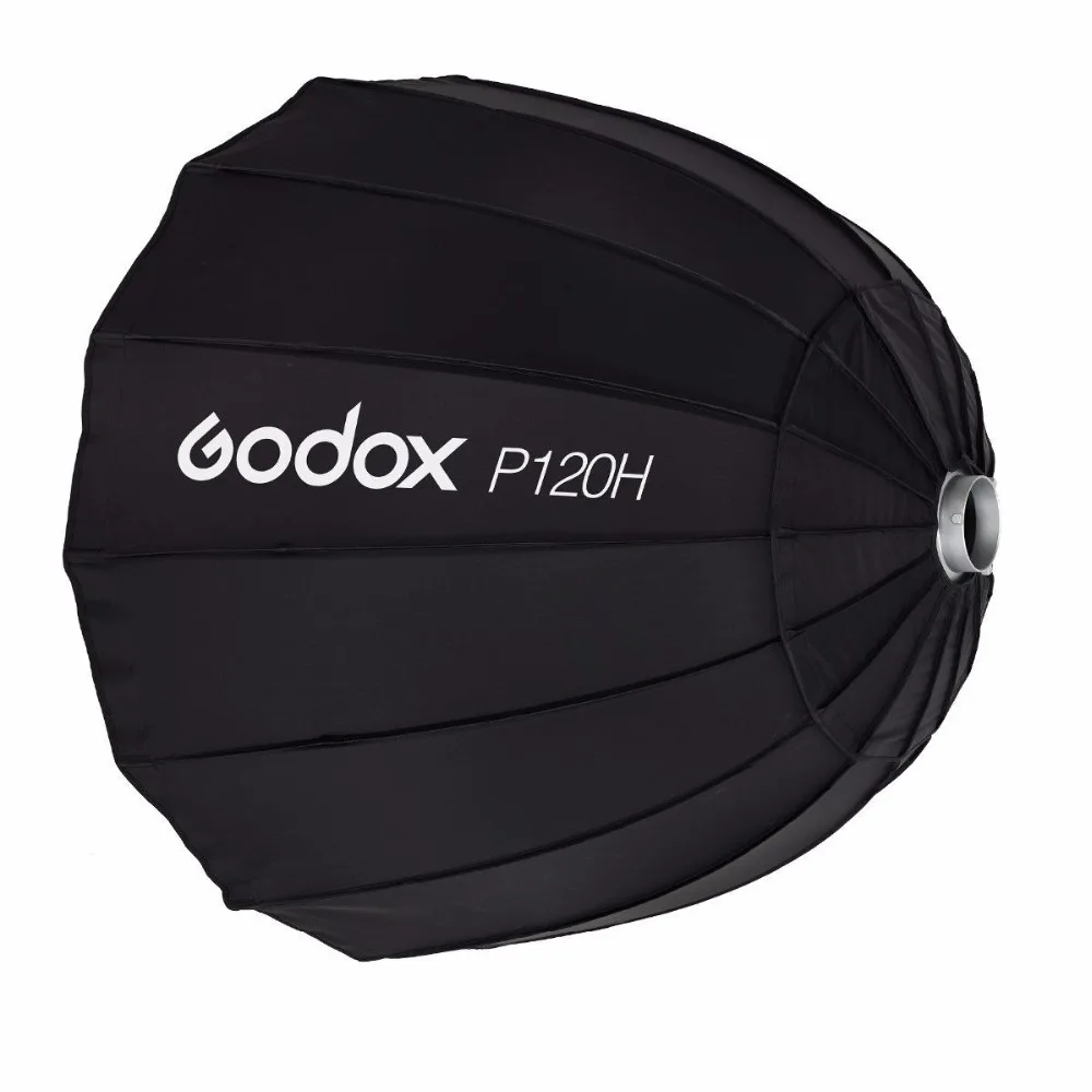 Godox портативный P120H 120 см Глубокий параболический софтбокс Bowens крепление зонтик