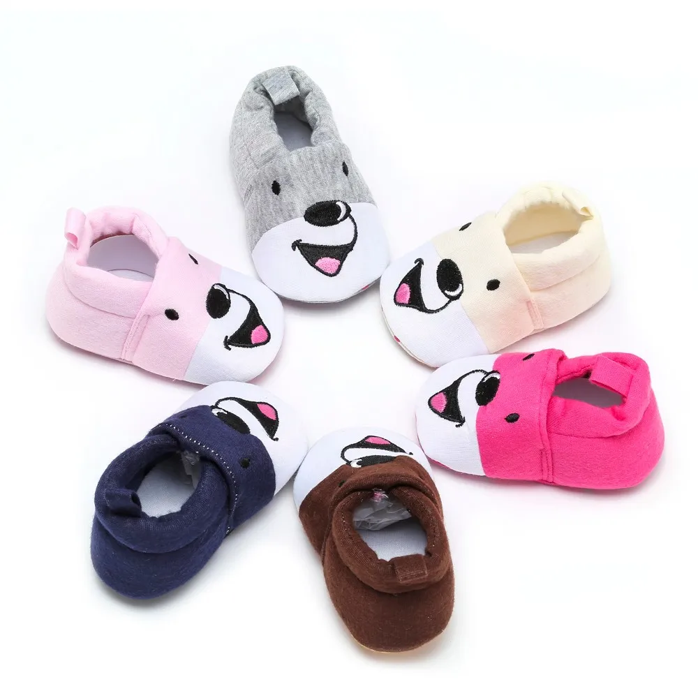 Новорожденных одежда для малышей мальчиков и девочек, комплект из двух частей, без застежки, onindoor однотонная мягкая подошва повседневная модная обувь D#1