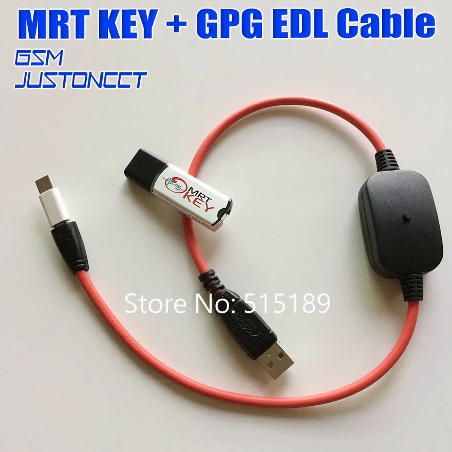 MRT DONGLE + edl cable - GSMJUSTONCCT -A8
