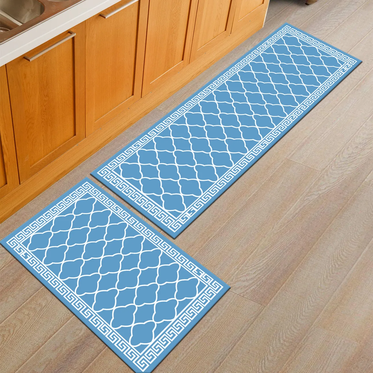 Zeegle впитывающие коврики напольные Противоскользящие коврики для ванной комнаты Коврики для спальни прикроватные коврики для дивана и стола коврик для кухни - Цвет: Geo12