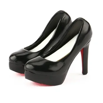 

1:6 Female Women Soldier Simulation Stiletto High Heel Court Shoes Model for 12 inch Doll Toys Action Figure Dolls Accessory