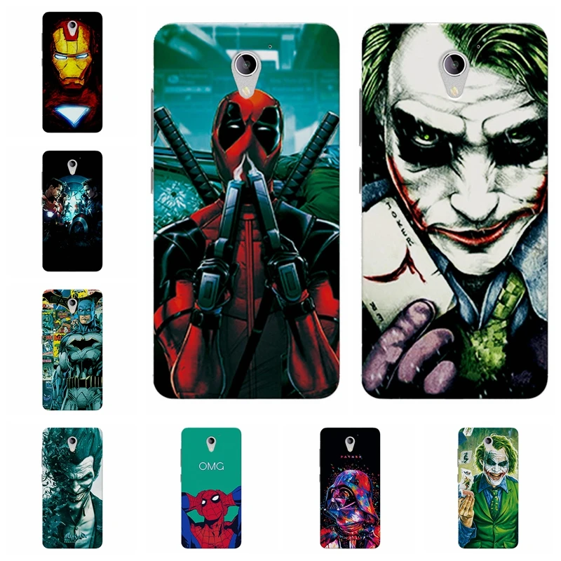 Charming Marvel Hero Captain America Phone Case For ZTE Blade A510 BA510 Back Cover Spiderman Soft TPU Shell |