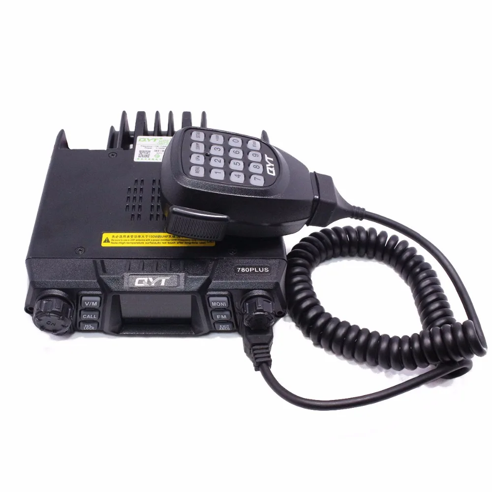 Qyt kt-780 plus 100 watts powerful vhf 136-174mhz ham radio car mobile radio transceiver kt780 200ch long range communication