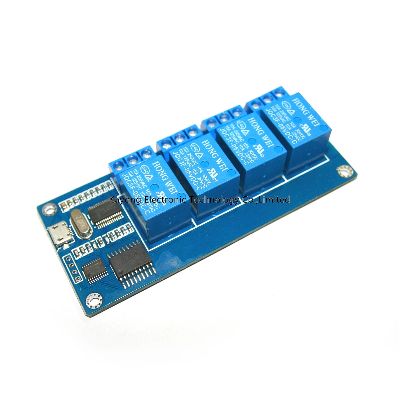 

micro usb relay module 5v 4 channel relay module, relay control panel with indicator 4 way relay output usb interface
