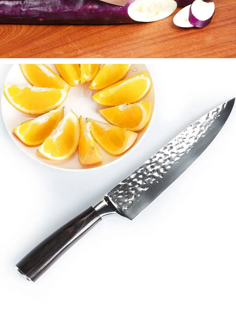1 шт ручка дамасский нож 8 дюймов Профессиональный нож шеф повара 67 слоев дамасской стали кухонные ножи