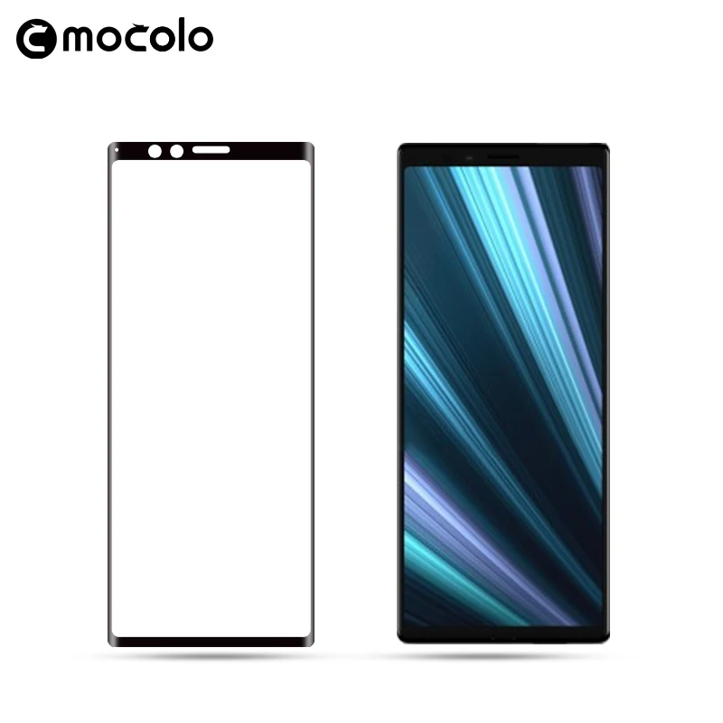 

for Sony Xperia XZ4 Screen Protector Mocolo Curved Edge HD XZ4 3D Glass Film for Sony XZ4 Tempered Glass Screen Protector