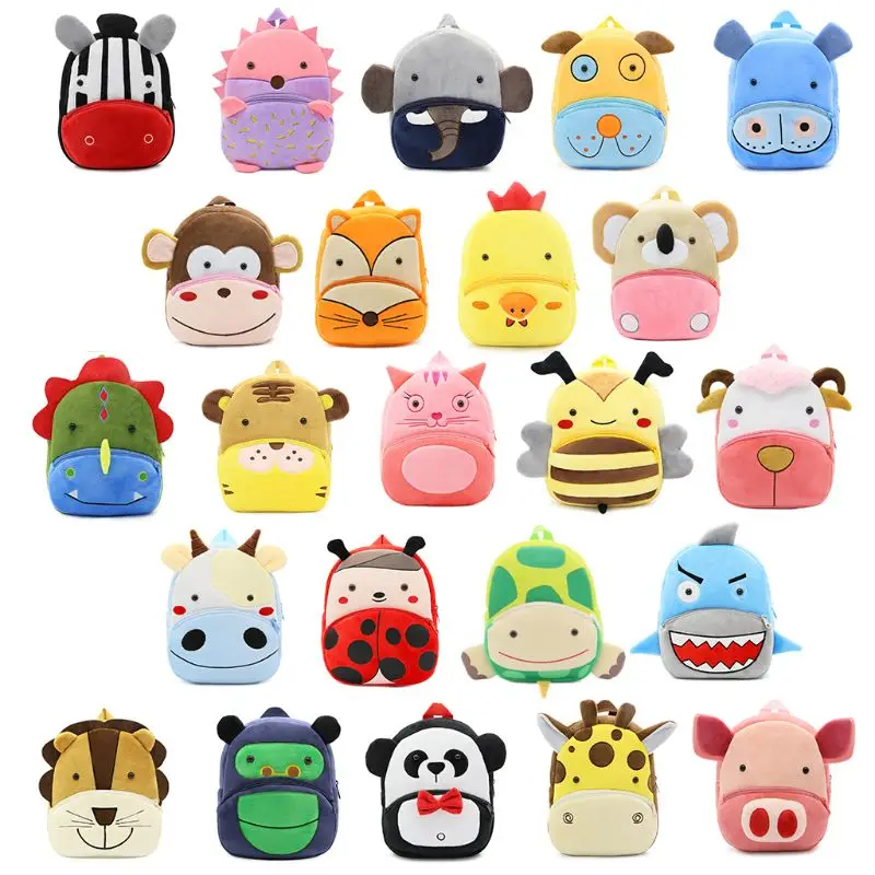 Cute Small Toddler Kids Backpack 3D Animal Cartoon Mini Children Bag for Baby Girl Boy Age 2-4 Years Old