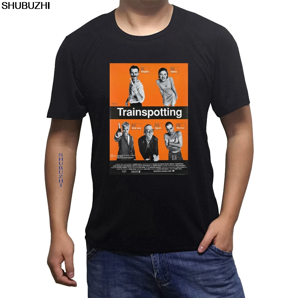 

Trainspotting T-shirt Design British popular black comedy unisex fitted male summer top tees cotton tops free shipping sbz1075