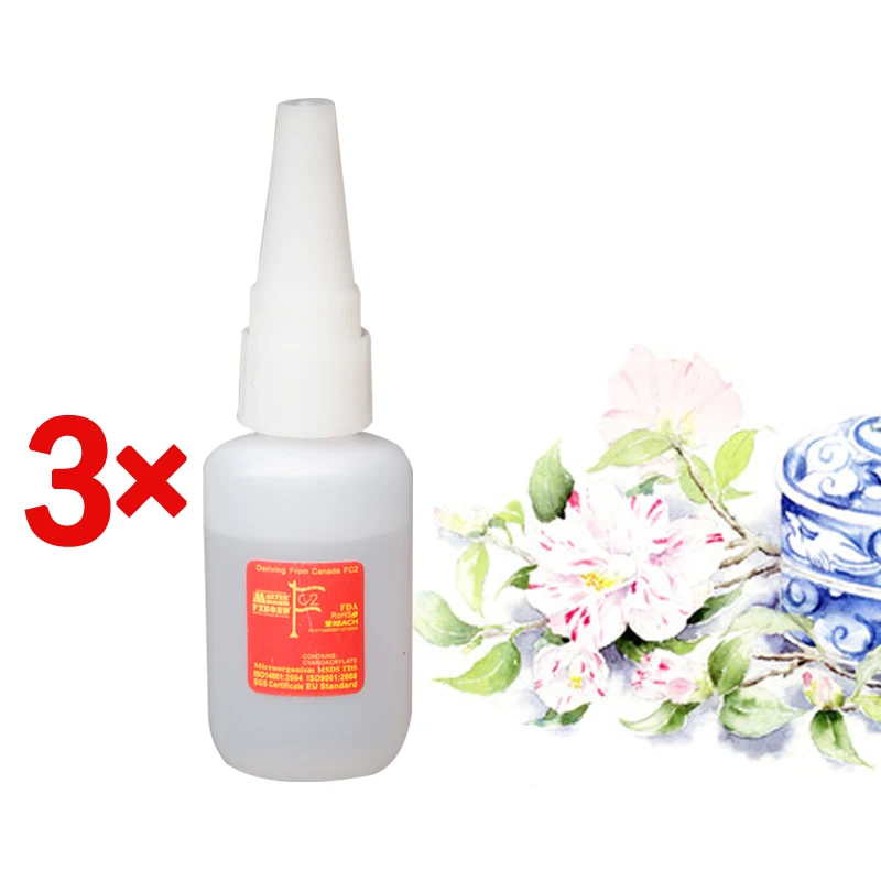 hair glue hair bond glue 4 Star 20g hair extension lace wig glue lace front wig adhesive ultra hold adhesive wig bond waterproof