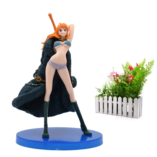 Best Offers Anime One Piece 20th Anniversary Nami PVC Action Figure Collectible Model Christmas Gift Toy For Children 16 cm
