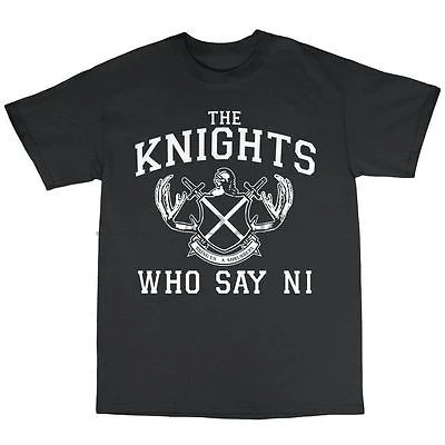 

Knights That Say Ni T-Shirt 100% Cotton Monty Python And The Holy Grail cotton tshirt men summer brand tee-shirt male t-shirt